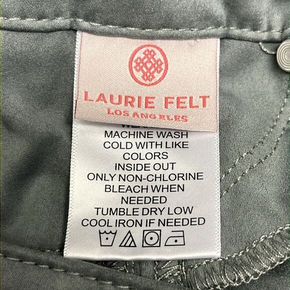 Laurie Felt Los Angeles Faux Suede Baby Bell Vital Stretch Technology Pants- 6 - Picture 11 of 13